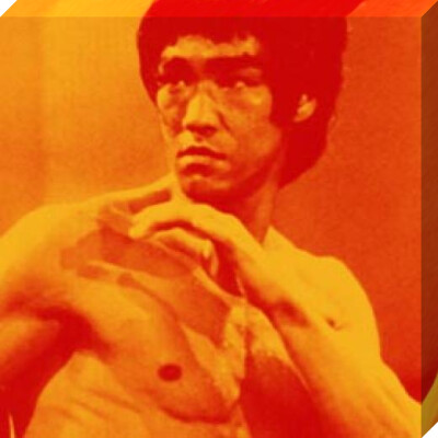 Bruce Lee art print by Erin Rafferty