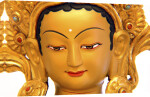 Sculpture of a Buddha giclee art print