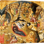 An Important Late Byzantine Icon Of The Nativity Of Christ giclee art print