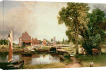 Dedham Lock and Mill, 1820 giclee art print