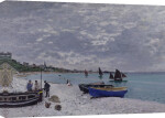 The Beach at Sainte-Adresse, 1867 giclee art print