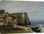 Cliffs at Etretat after a storm giclee art print