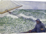 The man at the helm giclee art print