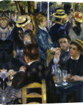 Ball at the Moulin de la Galette, 1876 (Detail) giclee art print