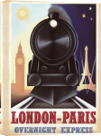 London-Paris Overnight Express giclee art print