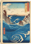 Rough Sea at Naruto in Awa Province giclee art print