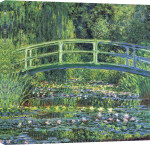Water Lily Pond, 1899 (blue) giclee art print