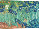 Irises in the Garden giclee art print
