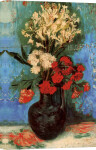 Vase with Carnations and Other Flowers, 1886 giclee art print