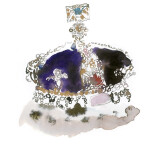 Purple Crown giclee art print