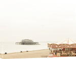 Brighton Carousel giclee art print