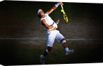 Rafael Nadal Wimbledon 2008 giclee art print