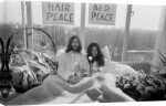 John Lennon and his wife Yoko Ono giclee art print