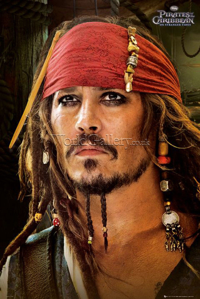 Pirates of the Caribbean 4 Red Bandana