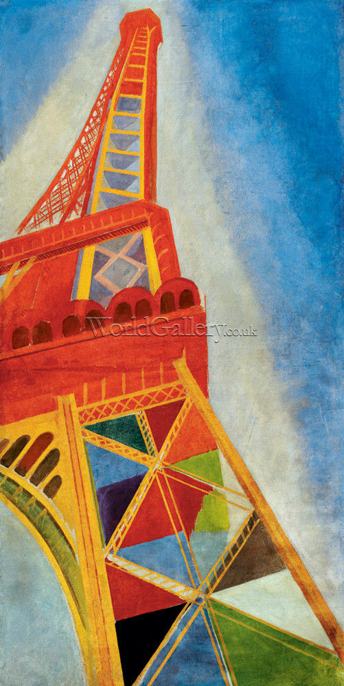 La Tour Eiffel, 1926 (Eiffel Tower Eiffelturm) print by Sonia