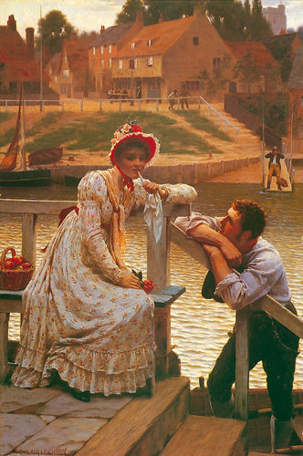 Courtship by Edmund Blair Leighton