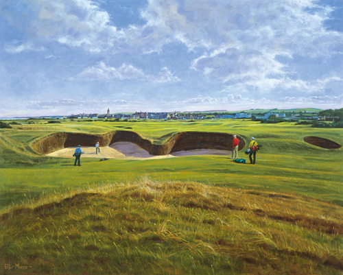 St Andrews14th hole by Peter Munro
