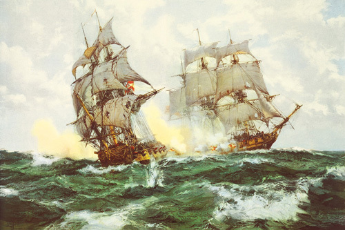 The days of adventure by Montague Dawson