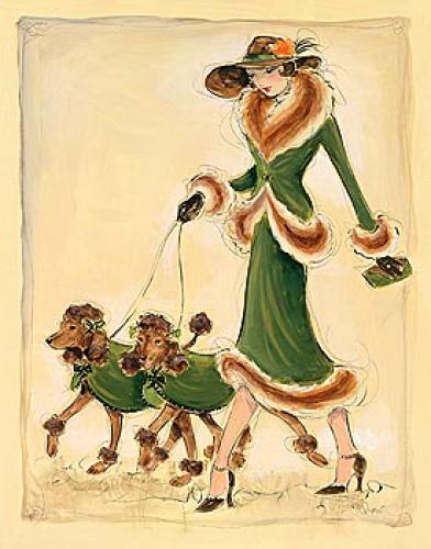 Prancing Poodles by Karen Dupr