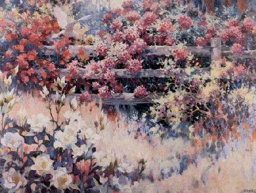 Whidby Garden by Elizabeth Horning