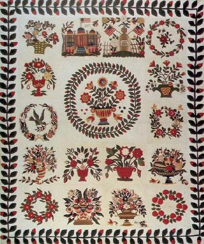 Album Quilt 1850 by Lankford