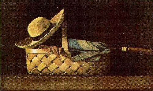 Basket Umbrella and Hat by John Frederick Peto