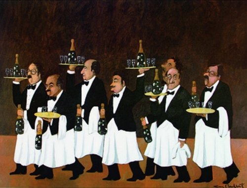 Charge of the Flower Bottle Brigade by Guy Buffet