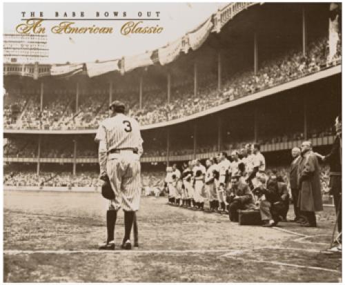 The Babe Bows Out 1948 by Nat Fein