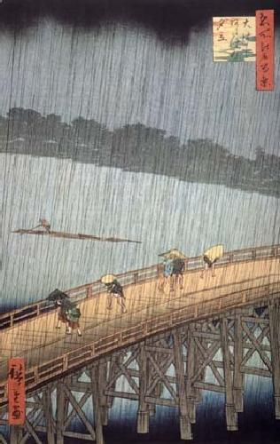 A Sudden Shower by Ando Hiroshige image