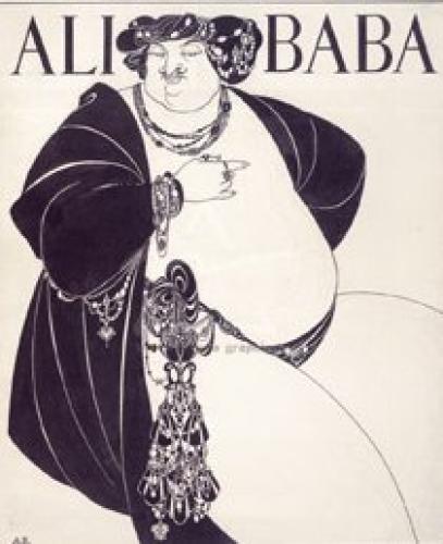 Ali Baba (Cover Design for The Forty Thieves) by Aubrey Beardsley image
