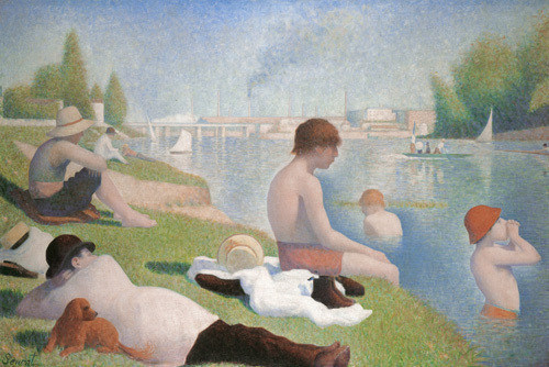 Bathers by Georges Seurat image