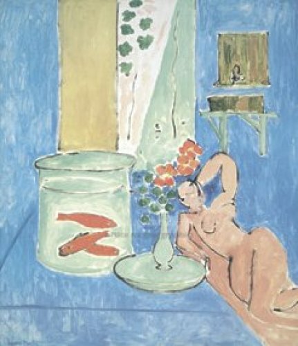 Goldfish and Sculpture by Henri Matisse