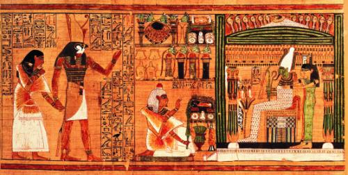 Ani in the Presence of Osiris by Anonymous image