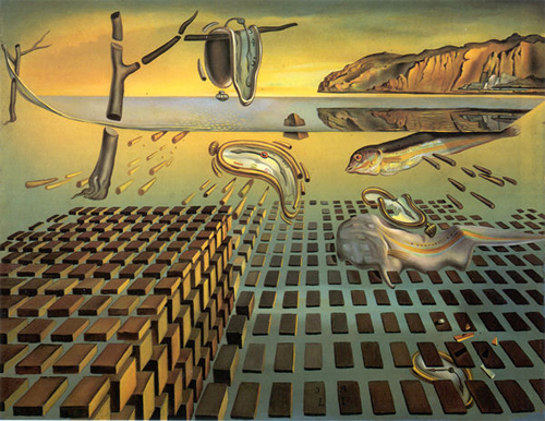The disintegration of the persistence of memory by Salvador Dali