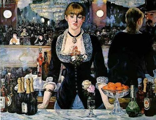 Bar in Folies Bergere by Edouard Manet