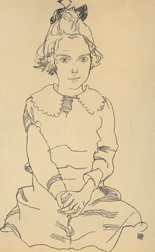 Mandaumldchenbildnis by Egon Schiele