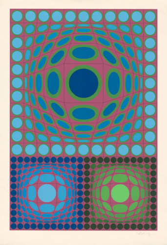 Untitled XXX by Victor Vasarely