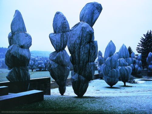 Wrapped Trees Nr 10 Riehen by Christo