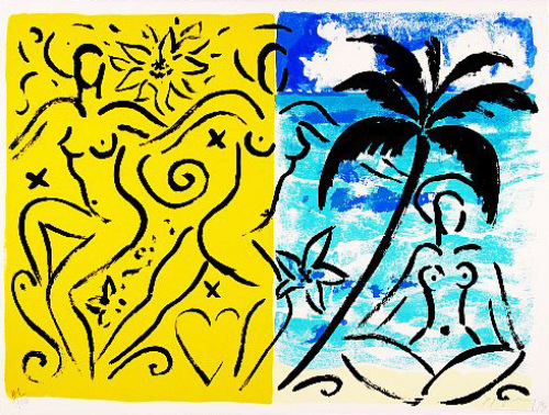 Coco on Palm Beach by Stefan Szczesny