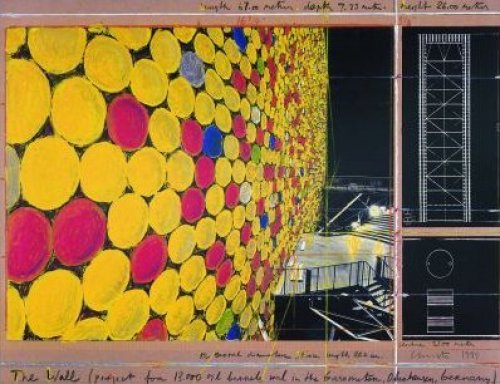The Wall Nr IV 1999signed by Christo