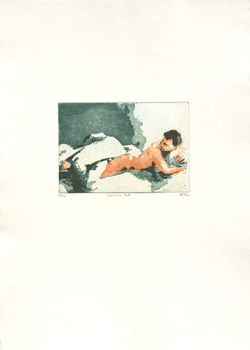 Mann im Bett by Robert C Rore