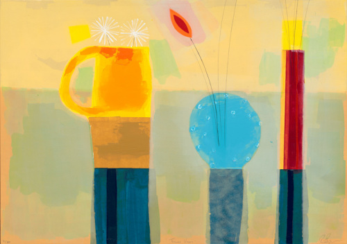 Three Vases 2001 by Russell Baker