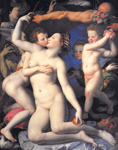 An Allegory with Venus and Cupid by Agnolo Bronzino image