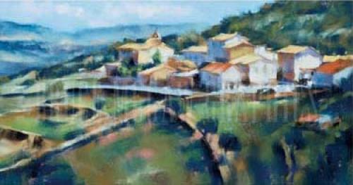 Hillside Village by Desmond O'Hagan Hillside Village by Desmond O'Hagan