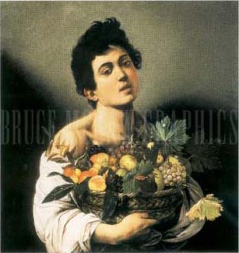 Boy with a Basket of Fruit by Michelangelo Merisi Da Caravaggio image