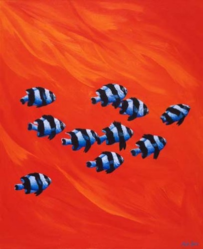 10 Black-Tailed Humbugs by Keith Siddle
