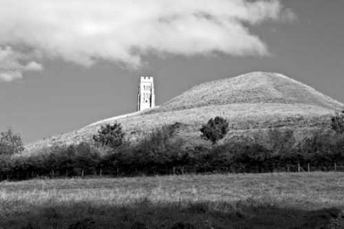 Glastonbury Tor and Fields by Paul Warner