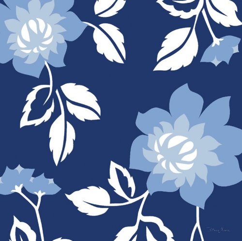 Bed Of Blue Roses II by Diane Moore