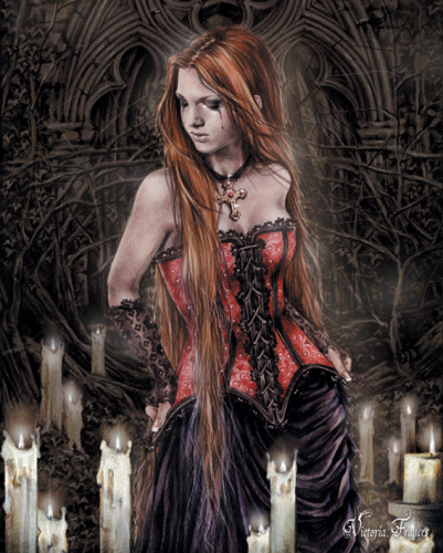 Red Basque by Victoria Frances