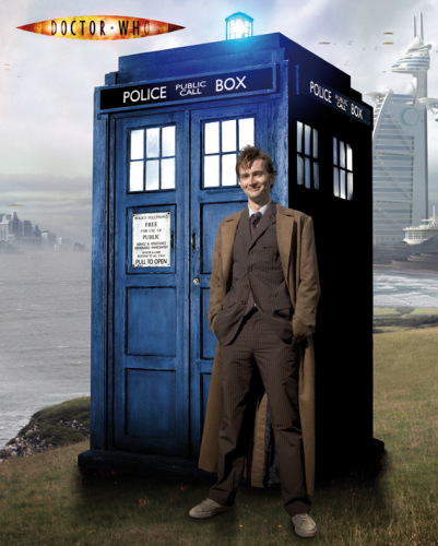Doctor Who Doctor and The Tardis by Mini Posters